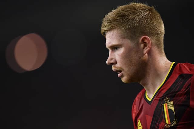 Kevin De Bruyne has never finished higher than ninth on the Ballon d’Or list. Credit: Getty.