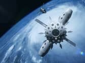 A prototype space dwelling has been created  Credit: via SWNS