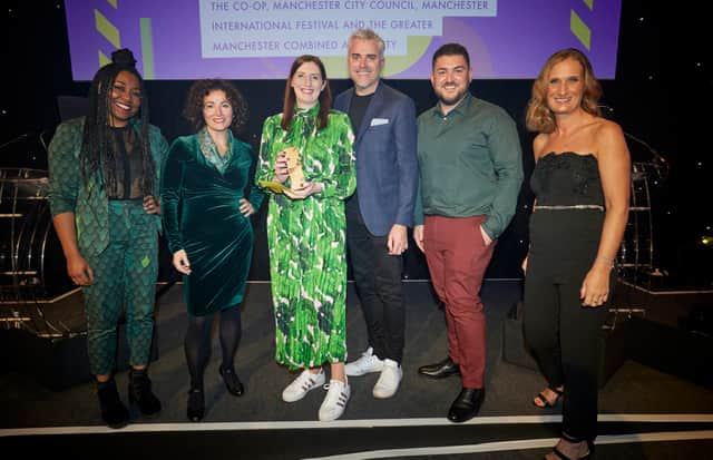 <p>Best Event Together in One Voice - Rose Marley & Dan McDwyer with partners the Co-op, Manchester City Council, Manchester International Festival and the Greater Manchester Combined Authority Credit: Mark Waugh</p>