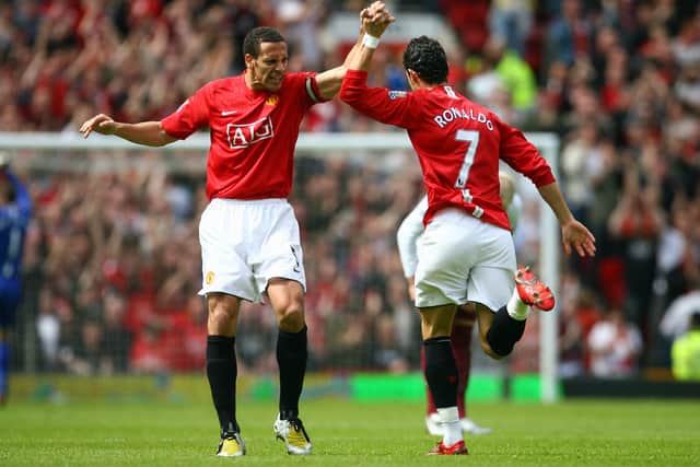 Ferdinand shared a dressing room with Ronaldo for six years. Credit: Getty.
