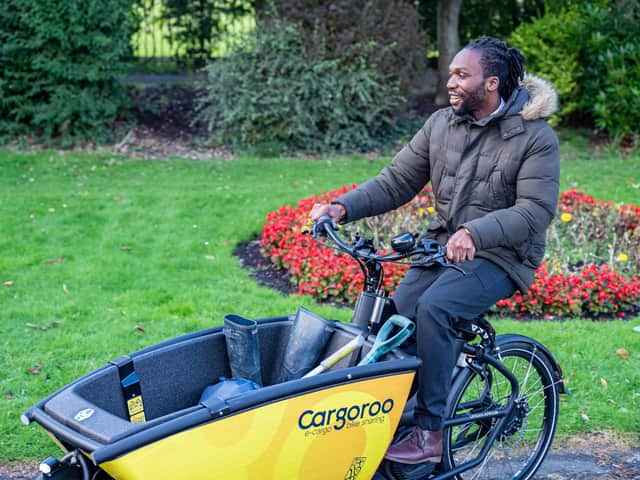 <p>E-cargo bikes are being made available for hire in parts of Manchester</p>