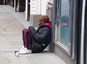 A homeless woman in Manchester  Credit: Shutterstock