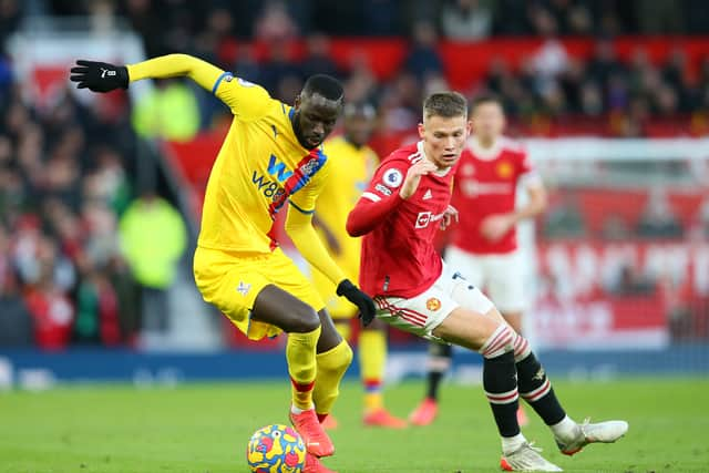 McTominay was all action in the centre. Credit: Getty.