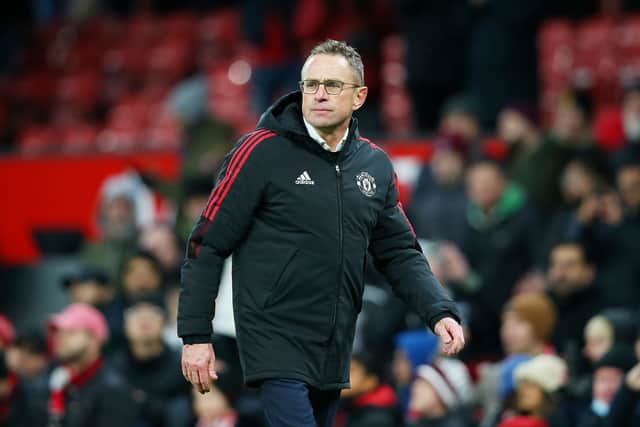 It’s a winning start for Rangnick at United. Credit: Getty.