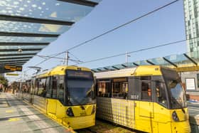 Trams at the Deansgate-Castlefield tram stop  Credit: Shutterstock