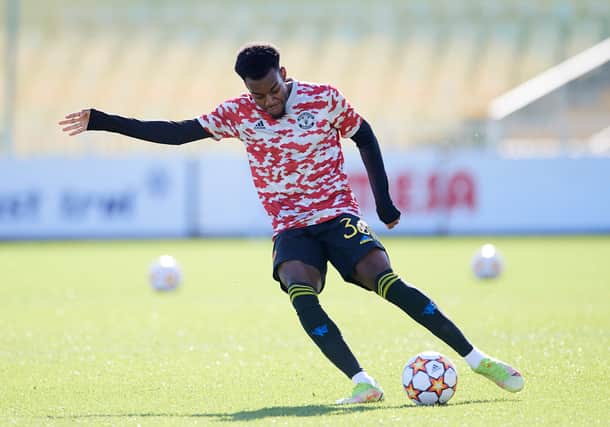 Anthony Elanga could play for Manchester United on Wednesday. Credit: Getty.