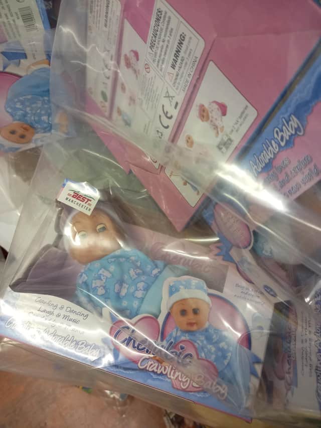 One of thye toys seized by Trading Standards in Manchester Credit: MCC