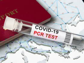 Covid PCR tests at UK airports  Credit: Shutterstock