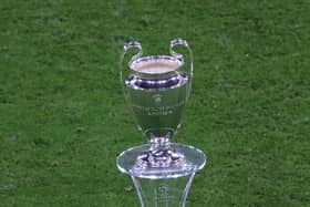 The Champions League trophy. Credit: Getty.
