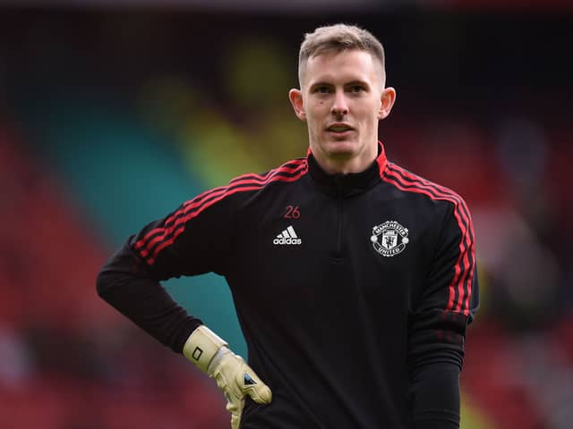 Dean Henderson will start for Manchester United on Wednesday. Credit: Getty.
