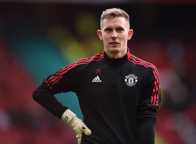 Dean Henderson will start for Manchester United on Wednesday. Credit: Getty.