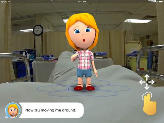 The Xploro app helps children feel less anxious about going into hospital