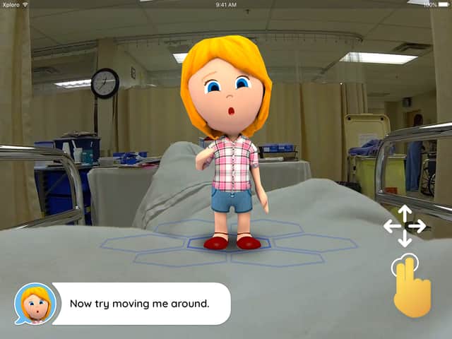 <p>The Xploro app helps children feel less anxious about going into hospital</p>