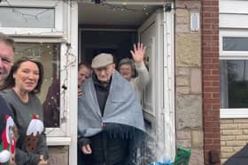 Lottery winners surprise veteran 