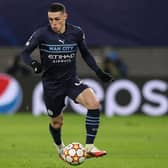 Phil Foden lasted just 45 minutes in Leipzig. Credit: Getty.