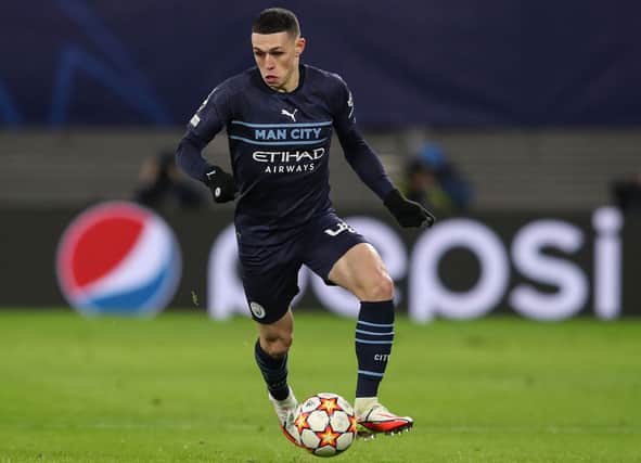 Phil Foden lasted just 45 minutes in Leipzig. Credit: Getty.