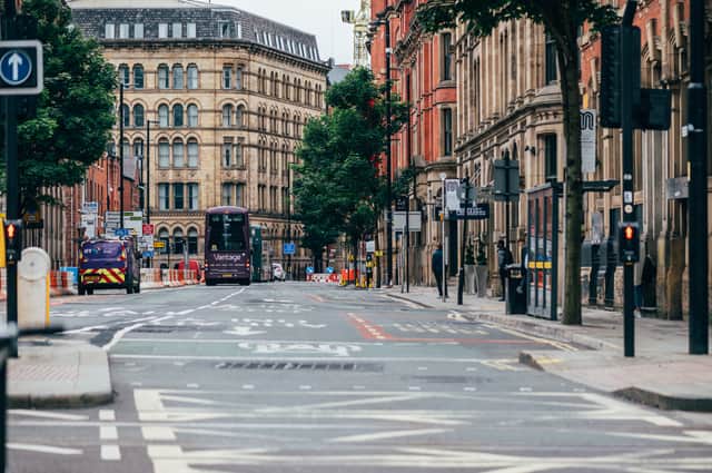 Quiet streets in Manchester in July 2020  Credit: Shutterstock