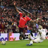 Aaron Wan-Bissaka picked up two knocks in the 1-1 draw with Young Boys. Credit: Getty.