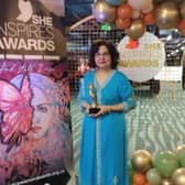 Qaisra Shahraz MBE at the She Inspires Awards