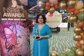 Qaisra Shahraz MBE at the She Inspires Awards