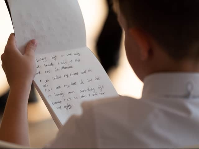 <p>Young poets from across the city-region are creating a declaration of human rights in verse. Photo: David Lake</p>