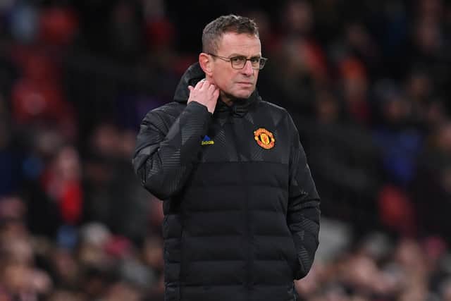 Rangnick is yet to comment on Lamboley’s interview. Credit: Getty.