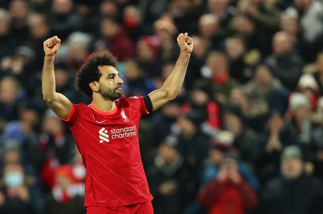 Salah is the only winger who has outscored Sterling. Credit: Getty.