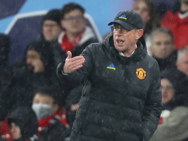 Ralf Rangnick, Manager of Manchester United . (Photo by Clive Brunskill/Getty Images)