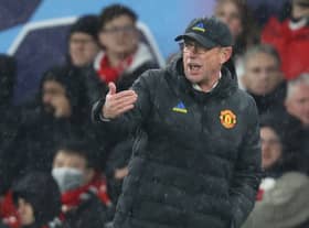 Ralf Rangnick, Manager of Manchester United . (Photo by Clive Brunskill/Getty Images)