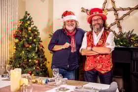 The Hairy Bikers Go North for Christmas Credit: BBC/South Shore Productions/Jon Boast