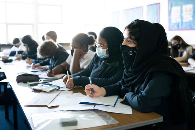 Secondary school classroom