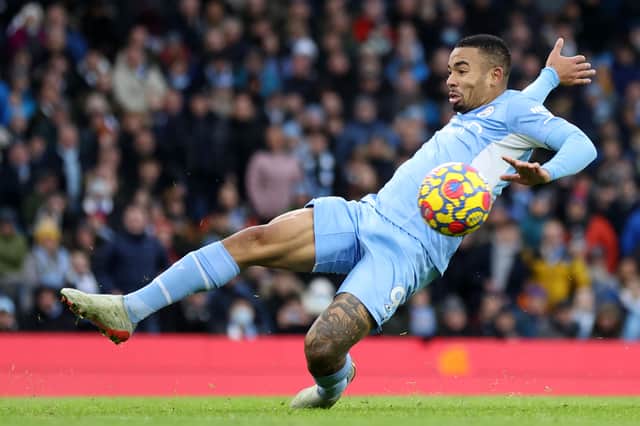 <p>Gabriel Jesus is back in the frame for Manchester City as they take on Leeds Credit: Getty</p>