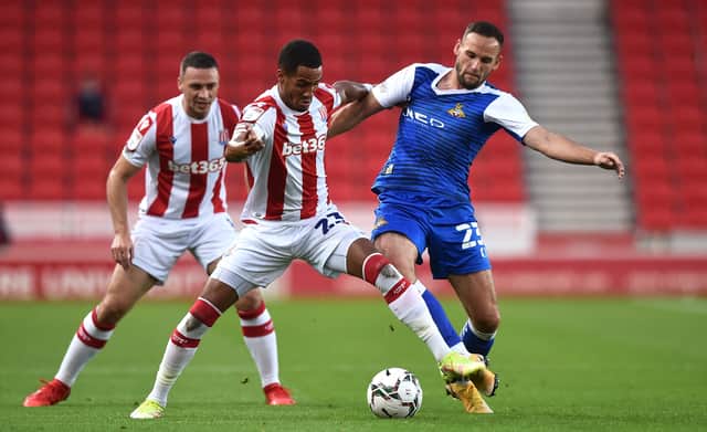 <p> Tom Ince of Stoke City  Credit: Getty</p>