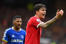 Victor Lindeloef of Manchester United  Credit: Getty