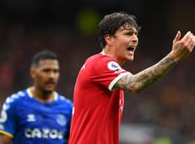 Victor Lindeloef of Manchester United  Credit: Getty