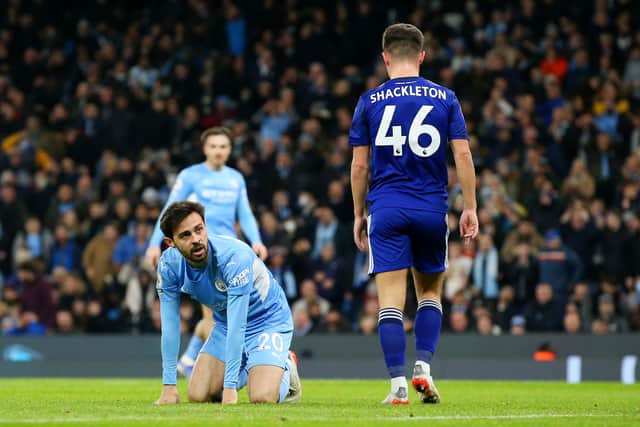Silva was taken off in a league game for the first time since September. Credit: Getty.