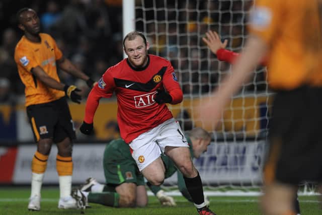 Rooney scored in the win over Hull in 2009. Credit: Getty.