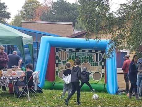 A community fun day was held at Delamere School in Trafford to thank key workers