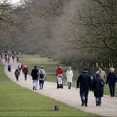 People going for a walk at Dunham Massey. Photo: Christopher Furlong/Getty Images
