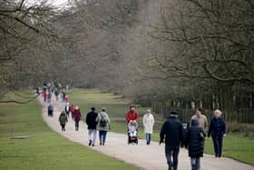 People going for a walk at Dunham Massey, Greater Manchester’s . Photo: Christopher Furlong/Getty Images
