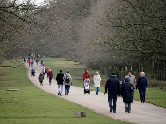 People going for a walk at Dunham Massey. Photo: Christopher Furlong/Getty Images
