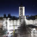 Work is under way on the Albert Memorial. Photo: Manchester City Council