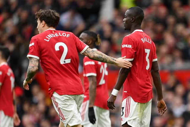 Victor Lindelof  & Eric Bailly Credit: Getty