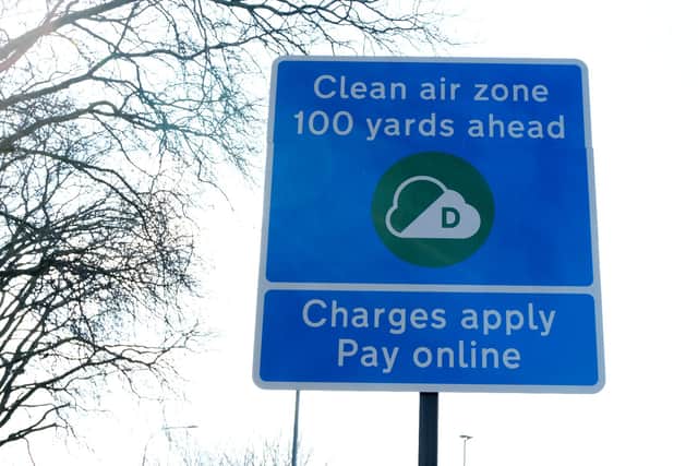 The Greater Manchester Clean Air Zone is set to begin operating in May. Photo: Shutterstock 