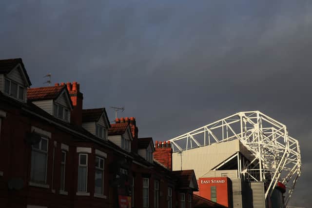 A general view of a street neat Old Trafford  Credit: Getty