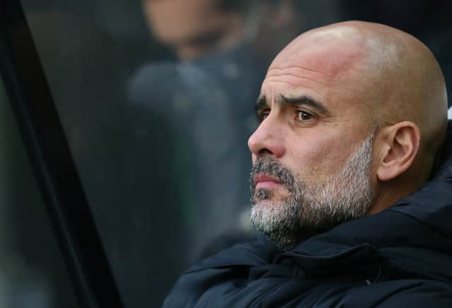 Guardiola’s men will be top at Christmas after their win at St James’ Park. Credit: Getty.