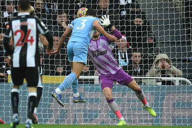 Dias opened the scoring from close range. Credit: Getty.