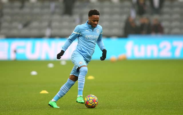 <p>Carragher believes Sterling is now a more valuable asset for England than Kane. Credit: Getty.</p>