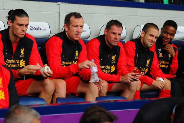 Carragher and Sterling were briefly team-mates at Liverpool. Credit: Getty.