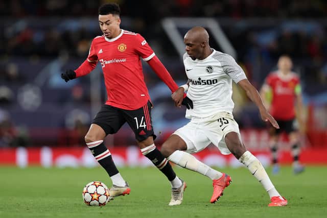 Lingard has started as many games for England this season as he has for United. Credit: Getty.